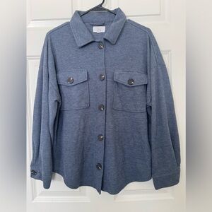 Hippie Rose Blue shacket